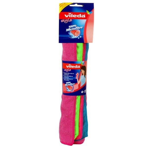 vileda cloth style microfiber 4pc